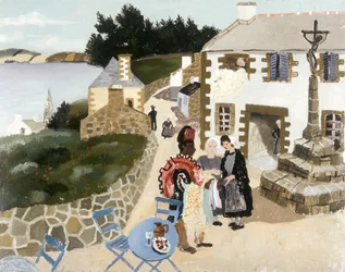 "Mattojen myyjä, Treboul", 1930