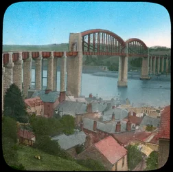 Royal Albert Bridge, Saltash, Cornwall, 1800-luvun loppu tai 1900-luvun alku