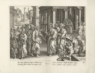 Paavali riitelee velho Elymasin kanssa Apostolien teot (sarjan nimi) Acta Apostolorum (sarjan nimi)
