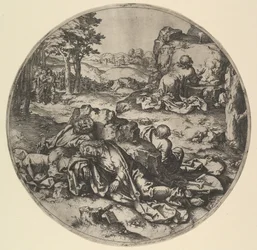 Kristus Getsemanessa -kopio, 1600-luku.