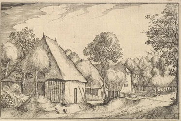 Maatila, levy 5 Regiunculae et Villae aliquot Ducatus Brabantiae, ca. 1610