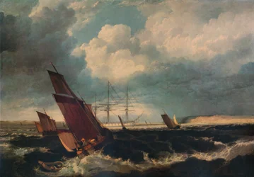 Vartiointi Noren edustalla, c1844