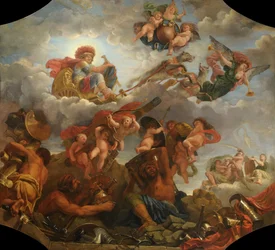 Mars vaunuissaan susien vetämänä, 1673