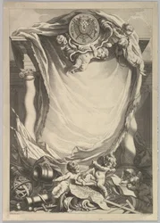 Kehys vihkimislautaselle, 1700-luku.