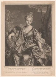 Marguerite Henriette de La Briffe Le Bretin muotokuva Ceresina