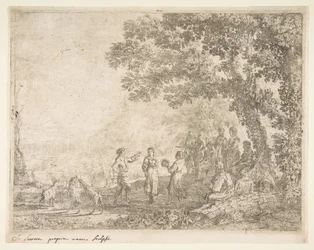 Country Dance Large Plate, n. 1637.