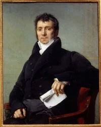 Claude Marie Morinin muotokuva Claude-Marie Dubufen maalaus (1790-1864) 1800-luvun Nantes, Musee des Beaux Arts