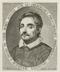 Muotokuva säveltäjä Girolamo Frescobaldista 1583-1643, 1634