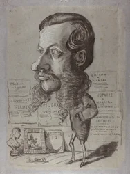 Léon Manchonin karikatyyri, n. 1858