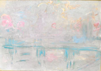 Charing Cross Bridge, n. 1900 (öljy kankaalle)