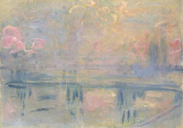 Charing Cross Bridge, n. 1900 (öljy kankaalle)