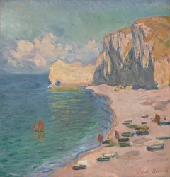 Étretat: Amontin ranta ja Falaise d