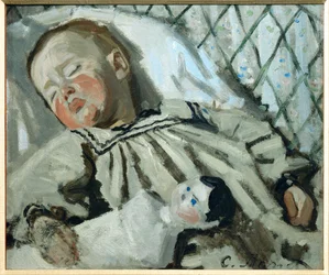 Jean Monet endormi (öljy kankaalle)