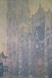 Rouen Cathedral, Harmony in White, Morning Light, 1894 finn