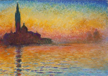 San Giorgio Maggiore hämärässä