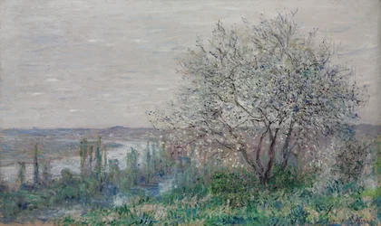 Kevättunnelmaa Vétheuilissa, 1880