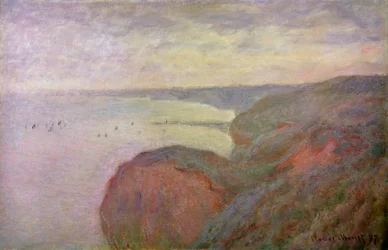Jyrkät kalliot lähellä Dieppeä, 1897.