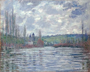 Seine tulvassa Vetheuilissa, 1881