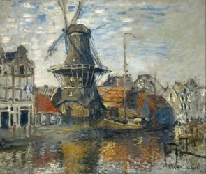 Tuulimylly Onbekende Grachtin varrella Amsterdamissa