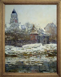 Vetheuilin kirkko. Claude Monet