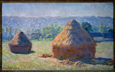 Pyörät, loppukesästä Giverny Paintingissa Claude Monet (1840-1926) 1891 Dim. 0,6x1 m Pariisi, musee d