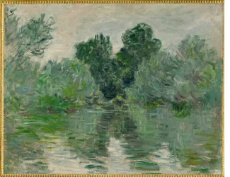 Un bras de la Seine (öljy kankaalle)