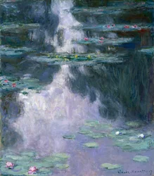 Vesililjat (Nympheas) 1907 (öljy kankaalle)