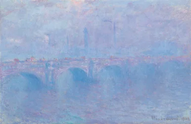 Waterloon silta, effet de brouillard