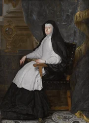 Saksa: Maria Anna von Österreich, Gemahlin König Philipps IV von Spanien, als Witwe Mariana of Austria, Consort of King Philip IV of Spain, as a Widow