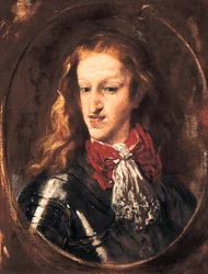 Espanjan kuninkaan Kaarle II (1661-1700) muotokuva. Claudio Coellon (1642-1693) maalaus