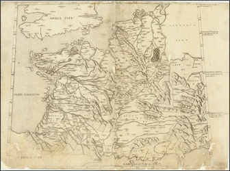 Ranskan Ptolemaioksen kartta vuodelta 1507