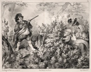 Uutiset: Metsästyksen avaus, 1840.