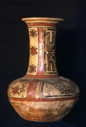 Korkeakaulainen purkki, Early Cocle -vaihe, 700-800 AD (keraaminen)