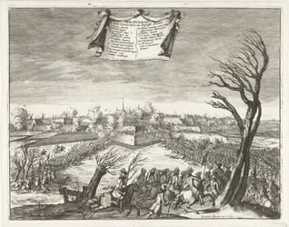 Coevordenin myrsky ja valloitus 30. joulukuuta 1672 Coevordenin ja Deßelfs Casteelin valloitus (otsikko esineessä)