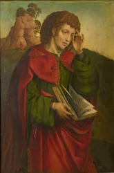 Pyhä evankelista Johannes itkee, n. 1500.