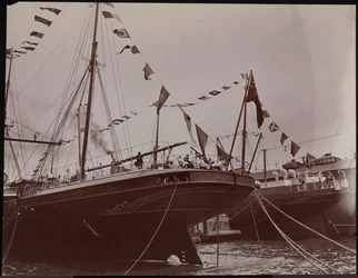 S.S. "Umbria" laiturissa, noin 1897
