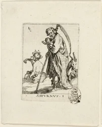 Saturnus, levy yksi kirjasta Der VII Planeten