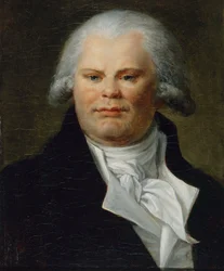 French: Portrait de Georges Danton (1759-1794), orateur et homme politique.