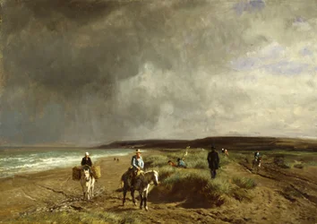 Rannikko lähellä Villersiä, n. 1859