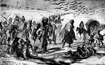 Vetäytyminen, Krimin sota, 1800-luku, 1930.