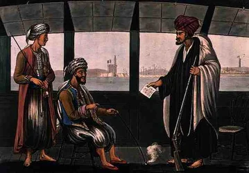 Arabit Swiftsuressa, kaiverrus Joseph Constantine Stadler (fl.1780-1812), julkaisija I. White, Lontoo