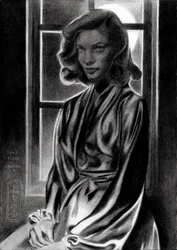 Klassinen noir-nainen