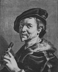 Mies huilun kanssa, 1625.