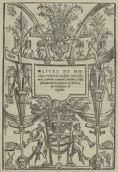 Livre de Moresques, otsikkosivu recto, 1546.