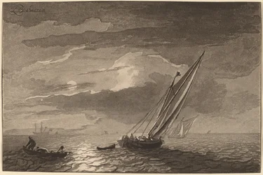 Merimaisema täysikuulla, 1779, julkaistu 1781.
