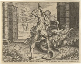 Hercules varastaa Hesperidien kultaiset omenat Labors of Hercules (sarjan nimi)