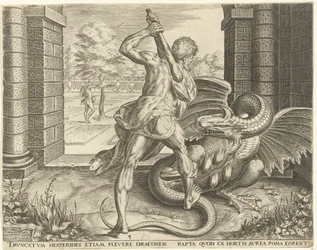 Hercules varastaa Hesperidien kultaiset omenat Labors of Hercules (sarjan nimi)