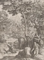 Pyhä Onufrius erämaassa, 1574.
