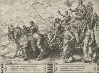 Rauhan voitto, teoksesta The Cycle of the Vicissitudes of Human Affairs, levy 8, 1564.