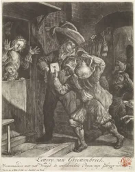 Grootebroekin lotto, 1694 Lotto van Groottenbroek, Esittelee, millä ilolla huomaavainen Prysen tuys on brogtoitu (otsikko esineessä)